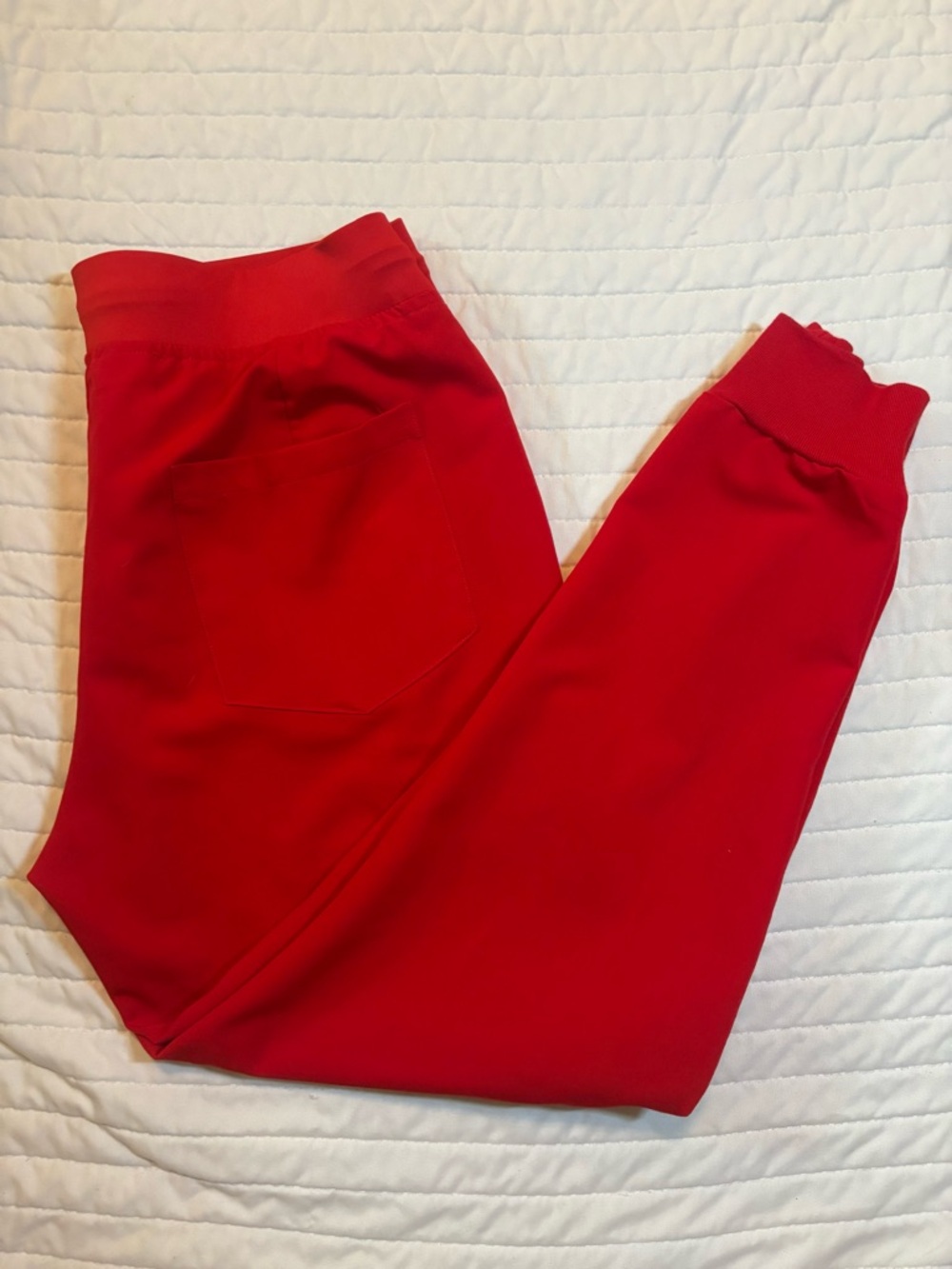 Mandala Bright Red Active Leggings
